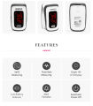 fingertip pulse oximeter Jumper JPD-500E. 
