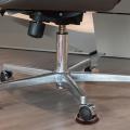 12 Pcs Square Carpet Fixed Casters Round Rug Rubber Feet Furniture Plastic Compact Chair Wheel Stopper.