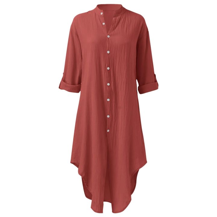 Sexy%20&%20Elegant%20Midi%20Shirt%20Dress%20for%20Women%20%E2%80%93%20Perfect%20for%20Summer%20&%20Beach%20Days%20-%20Image%203