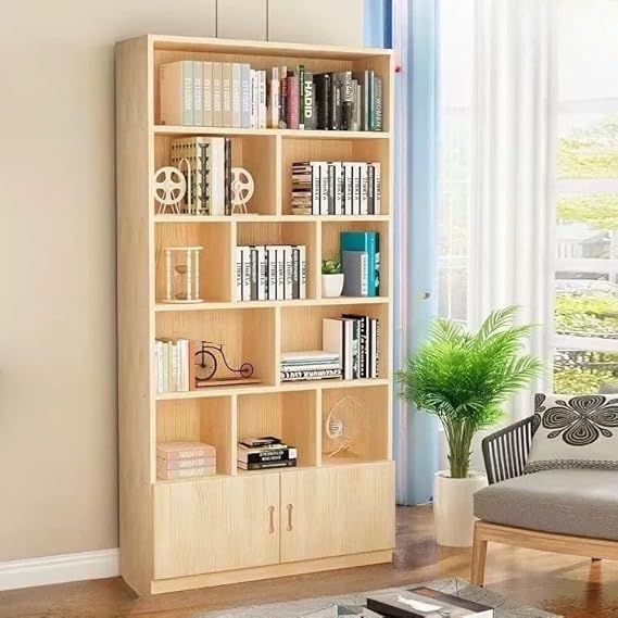 Store%20Display%20Rack%20Bookcase%20Shelve,%206%20Fit%20Versatile%20Modern%20Natural%20Bookshelf%20with%20Closed%20Back%20and%202%20Door%20Cabinet%20Shelves%20for%20Compact%20Storage%20Home%20Office%20Storage%20Shelf%20Furniture,%20Buy%204%20and%20Set%201%20showing%20display%20Rack,%20-%20Image%204