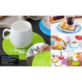 Round Silicone Non-Slip Heat Resistant Mat Coaster Cushion Placemat Pot Holder 18cm (1pair).