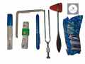 Instrument Set for Medical Student, Doctors and MBBS Student - Hammer, Tuning Fork, Tounge Depressor, Thermometer, Tape ,Cotton, Pen torch. 