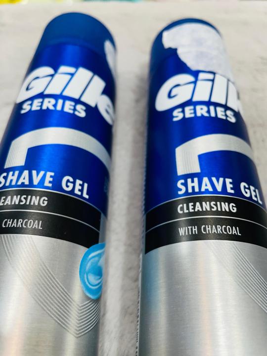 Gillette%20Shaving%20Gel%20Cleansing%20with%20Charcoal%20%20200ml%20UK%20-%20Image%204