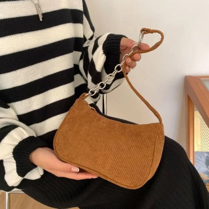 Winter%20Corduroy%20Underarm%20Bag%20Casual%20Women%20Shoulder%20Bags%20Travel%20Armpit%20Shopping%20Pouch%20Phone%20Pouch%20Female%20Chains%20Handbag%20Clutch%20-%20Image%202