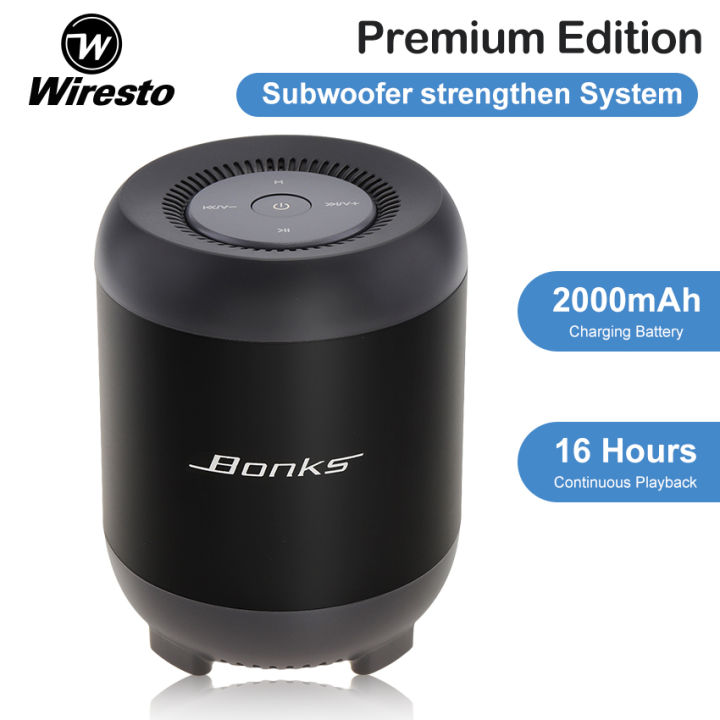 Wiresto Mini Wireless Bluetooth Speake Stereo Bass Sound Speakers Bluetooth 5.0 Wireless Speakers Support TF