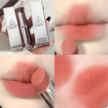 Fashion Matte Lipstick Korean Makeup Products Cream Silver Tube Available Make Up Make-up for Women Lipsticks.