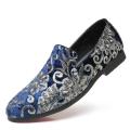 Men Casual Fashion Glitter Shoe Slip-on Shoes Loafers. 