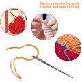 Darning Needle Big Eye Sewing Needle in Transparent Tube. 