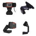 720P Manual Focus Webcam USB Camera with Microphone. 