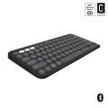 Logitech Pebble Keys 2 K380s, Multi-Device Bluetooth Wireless Keyboard with Customisable Shortcuts, Slim and Portable, Easy-Switch for Windows, macOS, iPadOS, Android, Chrome OS.