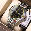 Louis Vance Swiss brand new men's quartz watch waterproof luminous calendar Korean luxury watch Tiktok.