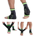 Ankle Brace, Ankle Support with Adjustable Strap for Weak Ankles, Sleeve Socks for Ligament Damage, Sprained Ankle, Plantar Fasciitis, Achilles Tendonitis, One Size for Men & Women.