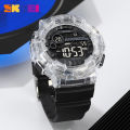Skmei Waterproof LED Light Electronic Countdown Clock reloj hombre Digital movement Wristwatch For Mens Sport Watches 2110. 
