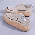 Women's Shoes Non Slip Trendy Rubber Sole Female Comfortable Versatile Trainers Shoes Women Sport Sneakers Girls Leisure Sneakers for Tennis , Khaki 39.