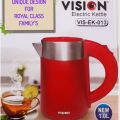 VISION 1.L DOUBLE WALL ELECTRIC WATER KETTLE ROYAL. 