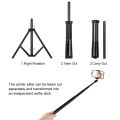 PULUZ 1.65m Height Tripod Mount Holder for Vlogging Video Light Live Broadcast Kits(Black).