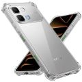 Infinix Note Edge Premium Silicone Case Crystal Clear Soft TPU Ultra-Thin Transparent Flexible Protective Mobile Phone Back Cover.