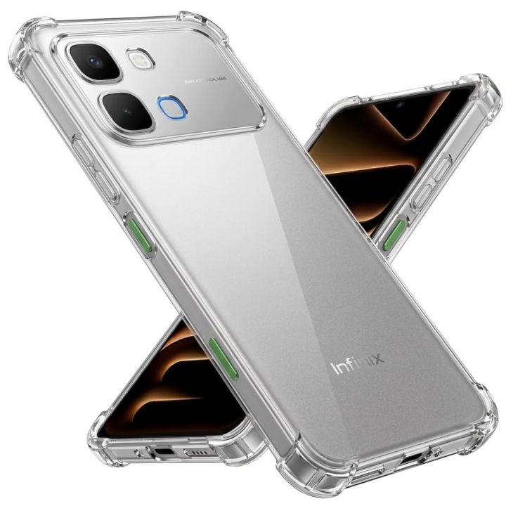 Infinix Note Edge Premium Silicone Case Crystal Clear Soft TPU Ultra-Thin Transparent Flexible Protective Mobile Phone Back Cover