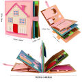 Montessori Busy Book Felt Quiet Book For 1-6 Years Early Learning Life Skills Toys With Pictures And Simulated House Games Vnce Lncei. 