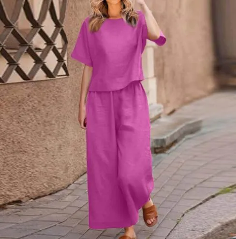 Women%20two-piece%20set%20loose%20and%20fashionable%20large%20size%20women's%20clothing%20-%20Image%207