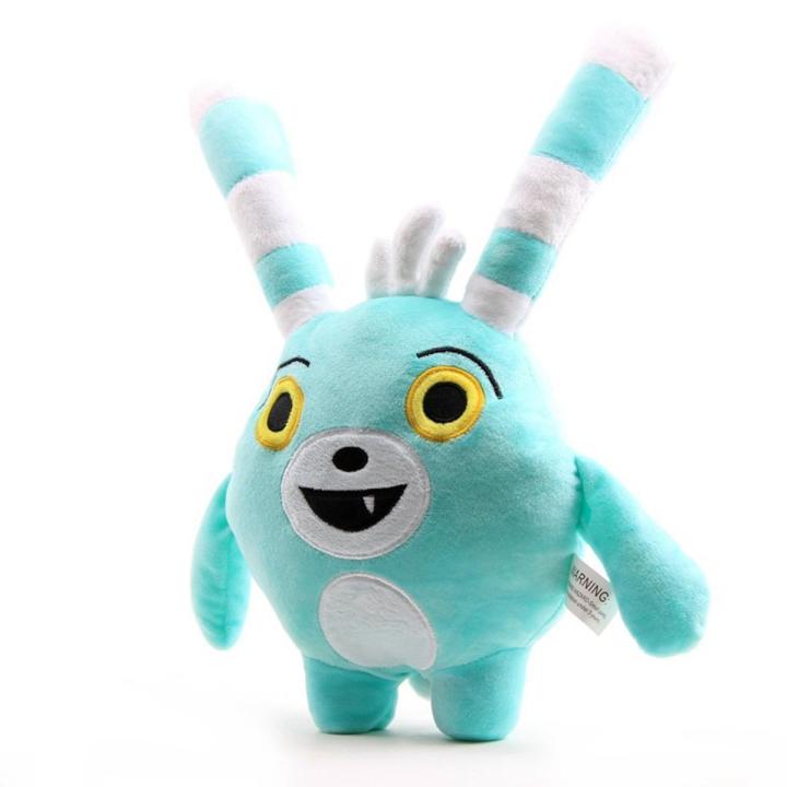 Anime Abby Hatcher Bozzly Bunny Plush Figure Toy Cute Blue Rabbit Stuffed Doll For Kid Birthday Gift