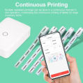Niimbot D110 Label Printer Portable Wireless Bluetooth Thermal Label Printer Inkless 12-15mm White Anti-Oil Sticker Label Maker. 