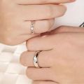 Zircon Alloy Couple Ring For Couple - Couple Ring - Ring S. 