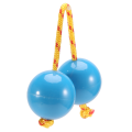 TWEXQNY 2X Rhythmic Ball,Egg Shaker Double Gourd Percussion,Kashaka Instrument,Musical Ball Drum Ball, Shaker Rattle,Blue. 