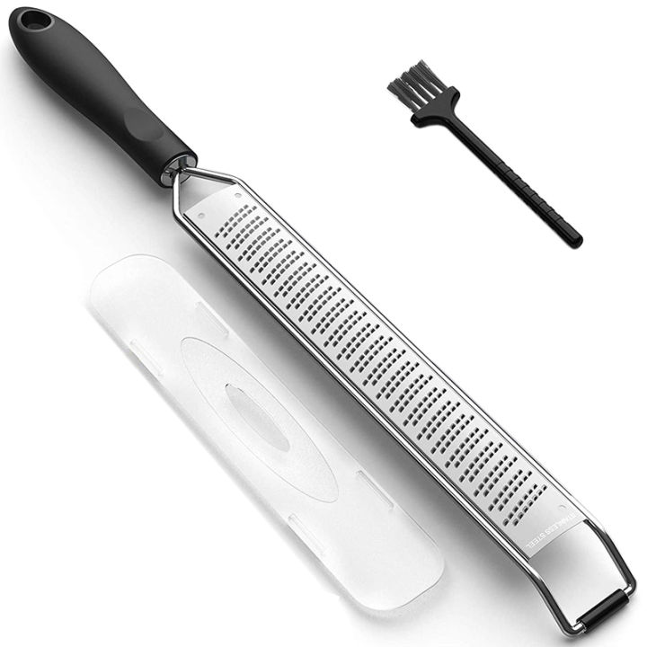Lemon Zester & Cheese Grater - Stainless Steel - Kitchen Tool, Fruits