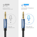 Ugreen Jack 3.5 mm Audio Extension Cable for Huawei P20 lite Stereo 3.5mm Jack Aux Cable for Headphones Xiaomi Redmi 5 plus PC Computer iPod. 
