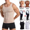 Body Shaper Shirt Corrective Posture Men Belly Control Modeling Sport Compression Vest Chest Muscle Elastic Underwear Shapewear. 