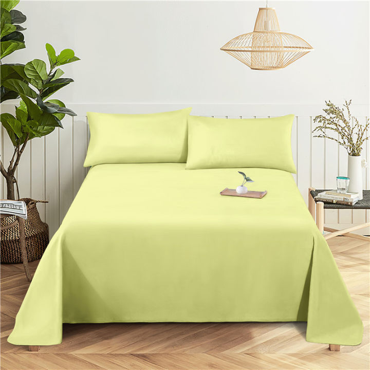 Solid%20Color%20Bedding%20Sheet%20Home%20Digital%20Printing%20Polyester%20Bed%20Flat%20Sheet%20With%20Pillowcase%20Print%20Bed%20Sheet%20-%20Image%205