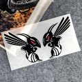 Reflective Angry Bee Honeybee Motorcycle Sticker JDM Cartoon Motocross Racing Vinyl Decals Motorbike For Piaggio VESPA Sctooer.
