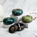 Nordic living room decoration fawn ashtray ornaments creative ideas with cover home personality trend office ashtray glass.