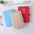 Portable Agenda Book Calendar Book A5 PU Notepads Creative Planner Reminder Desktop Date Calendar Diary Planner.