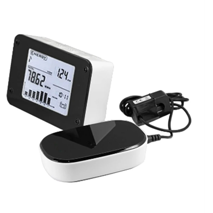 Wireless Electricity Monitor To Track Energy Usage In Real Time For Single Or Three Phase Power Meter Easy To Use White+Black