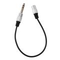 1/4 inch to 3.5mm Stereo Adapter Cable 6.35mm TRS Male to 3.5mm Female Quarter Inch Headphone Jack Converter AUX Connector Cable. 