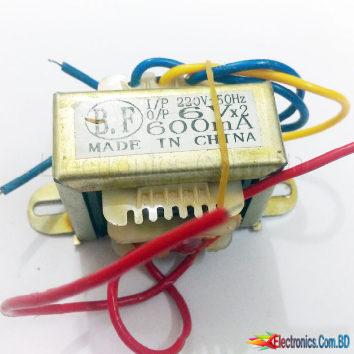 600mA 12V Transformer 12V-0-12V 0.6A Input AC 220V 50Hz Output DC 12 Volt 600mA Step Down Transformers For Power Supplies
