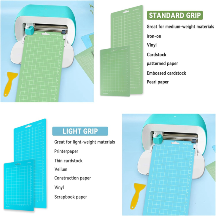 8%20Pack%20Cutting%20Mats%20for%20CricutJoy%20-%20(4.5x6.5In,%204.5x12In)%20Green%20and%20Blue%20Cutting%20Mats%20(4%20Small%20&%204%20Big%20Mats)%20Easy%20to%20Use%20-%20Image%205