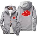 Men's Akatsuki Anime Hooded ber Zipper Thin Windbreaker Sun Protection Thin Breathable Coat Casual Srts Coat Jacket 5XL 7XL.