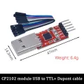 CH340 module USB to TTL CH340G upgrade download a small wire brush plate STC microcontroller board USB to serial instead PL2303. 