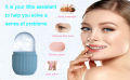 Face Beauty Massage Silicone Face Ice Cube Face Ice Cube Beauty Products Face Ice Massage Roller Capsule Face Ice Mold. 