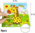 9/16 Jigsaw Puzzles for Kids Ages 2 3 4 5 Toddler Wooden Puzzle Preschool Educational Toys Set Animals Puzzle for Boys and Girls.