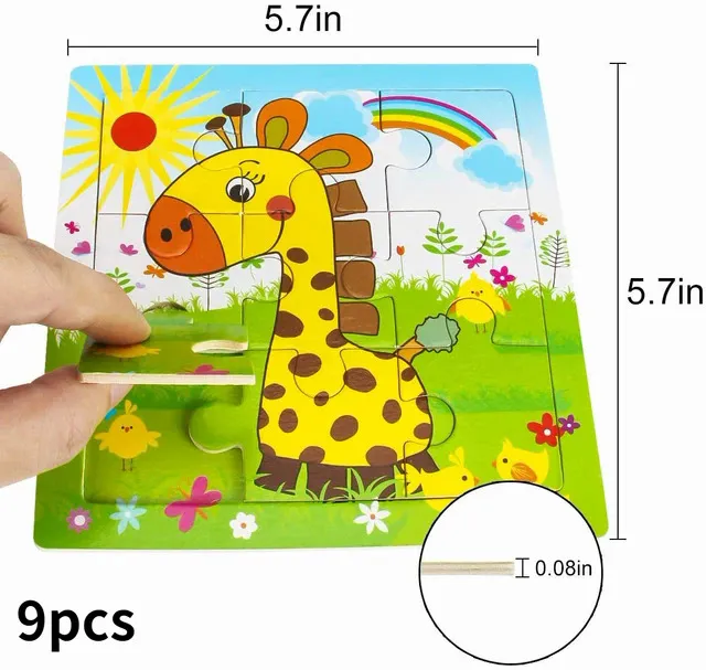9/16%20Jigsaw%20Puzzles%20for%20Kids%20Ages%202%203%204%205%20Toddler%20Wooden%20Puzzle%20Preschool%20Educational%20Toys%20Set%20Animals%20Puzzle%20for%20Boys%20and%20Girls%20-%20Image%207
