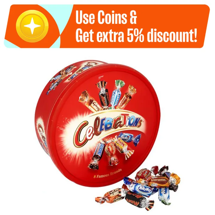 Celebrations 8 Mix Chocolate Box 650g UK