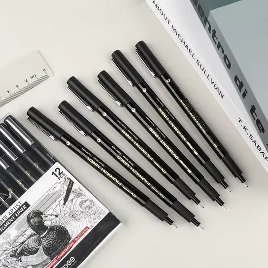 Mobee%20Different%20tip%20size%20Black%20Calligraphy%20Fineliner%20Brush%20art%20marker%20Pen%20Set%20for%20drawing%20-%20Image%203