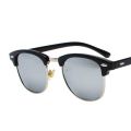Classic Semi-Rimless Sunglasses Men's Women 2021 Square Polarized Sun glasses Men Oculos De Sol Gafas UV400 Retro Eyewear.
