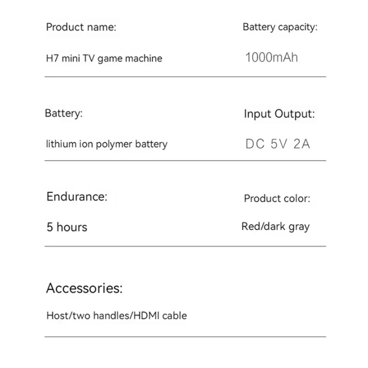 H7%20Retro%20Nostalgic%20TV%20Game%20Console%20Home%20TV%20Game%20Controller%20Red%20-%20Image%203