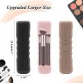 Waterproof Makeup Brushes Organizer Soft Cute Makeup Brush Travel Holder Fashion Silicone Makeup Brush Travel Case Ladies Makeup Brush Holder.