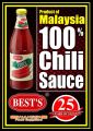 Chilli Sauce (725G) Malaysia (Best'S Brand). 